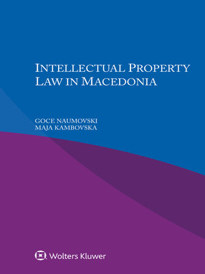 cover image of Intellectual Property Law in Macedonia